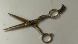 FANCY SCISSORS FOR PROFESSIONAL BARBERS [SIZE: 6"]