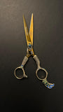 FANCY SCISSORS FOR PROFESSIONAL BARBERS [SIZE: 6"]