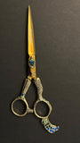 FANCY SCISSORS FOR PROFESSIONAL BARBERS [SIZE: 6"]