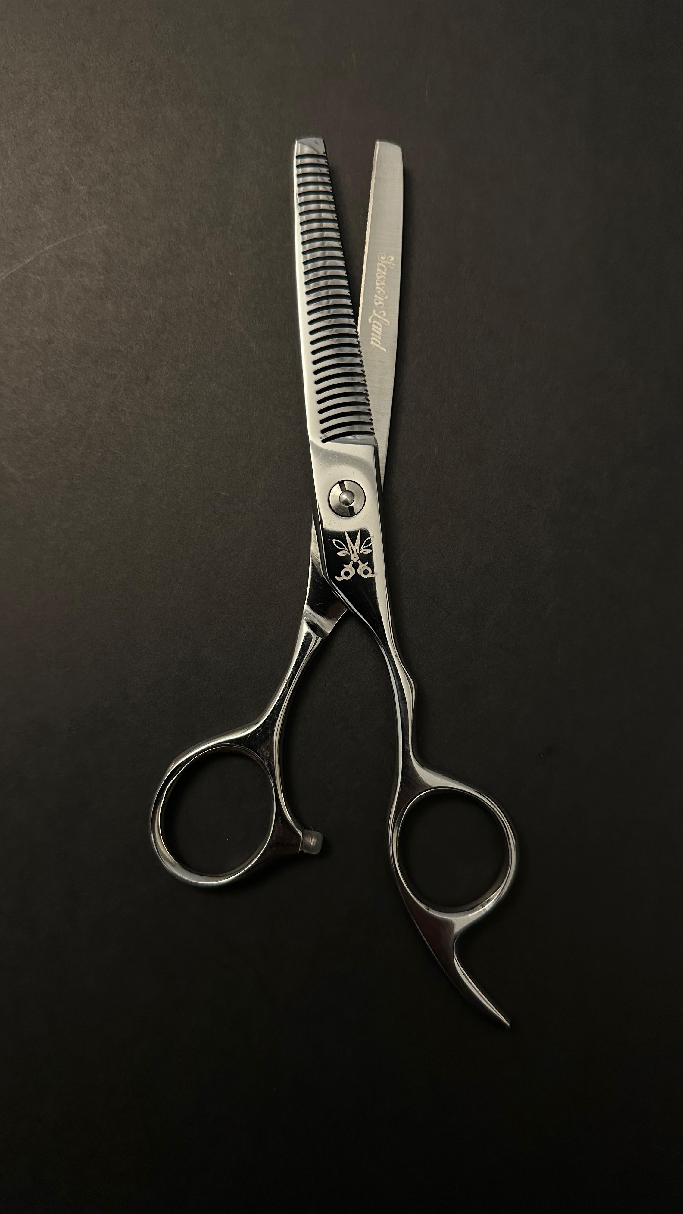 THINNING SCISSORS FOR BARBERS [SIZE: 6"]